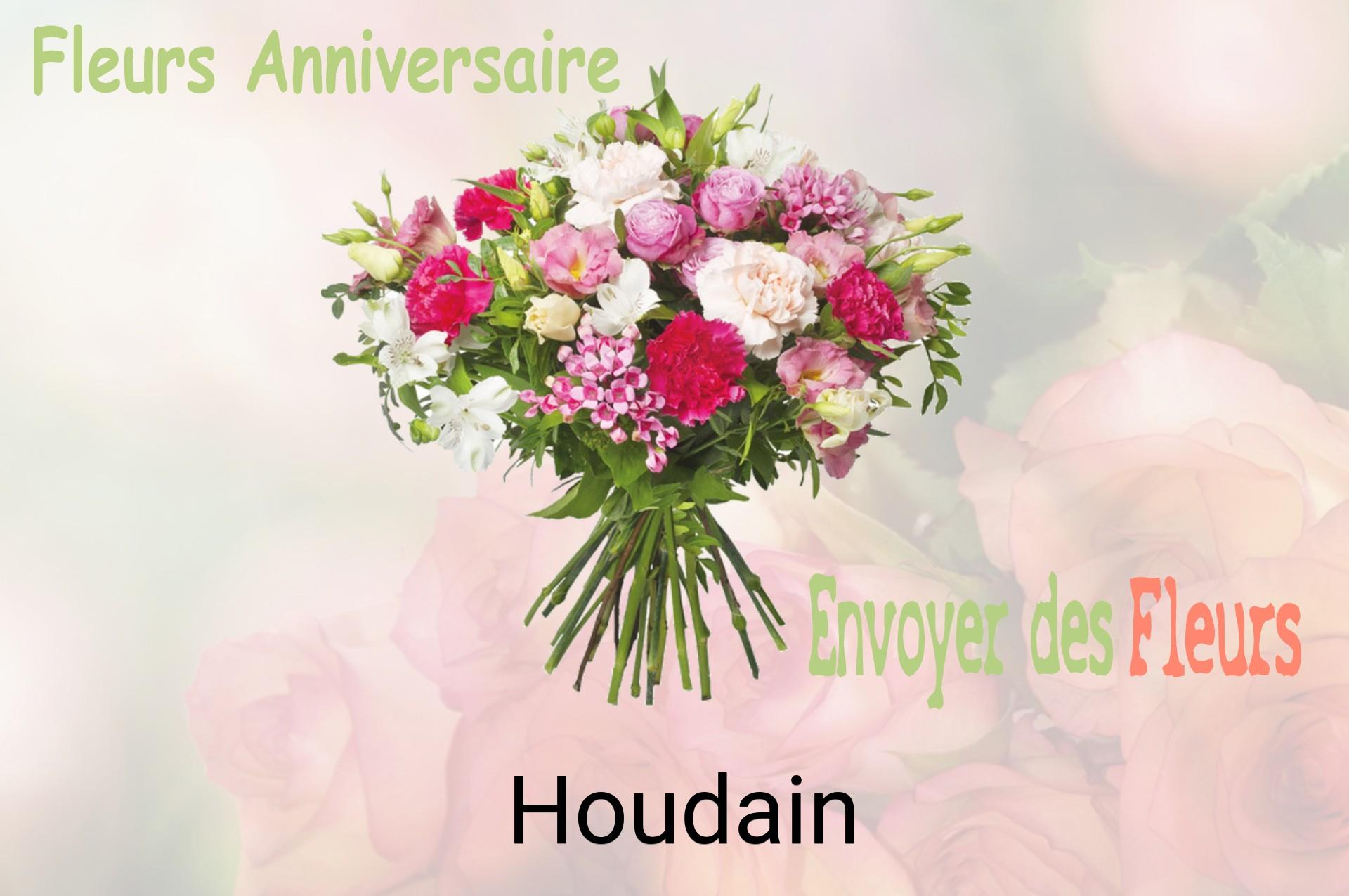 Bouquet de fleurs d’anniversaire livré à Houdain